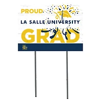La Salle Explorers 18'' x 24'' Proud Graduate Yard Sign