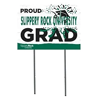 Slippery Rock Pride 18'' x 24'' Proud Graduate Yard Sign
