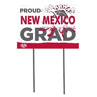 New Mexico Lobos 18'' x 24'' Proud Graduate Yard Sign