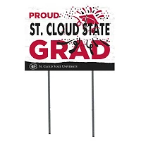 St. Cloud State Huskies 18'' x 24'' Proud Graduate Yard Sign
