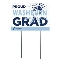 Washburn Ichabods 18'' x 24'' Proud Graduate Yard Sign