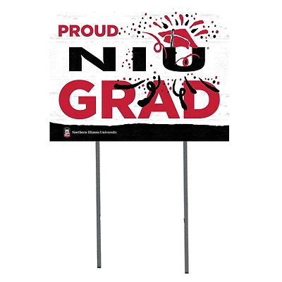 Northern Illinois Huskies 18'' x 24'' Proud Graduate Yard Sign