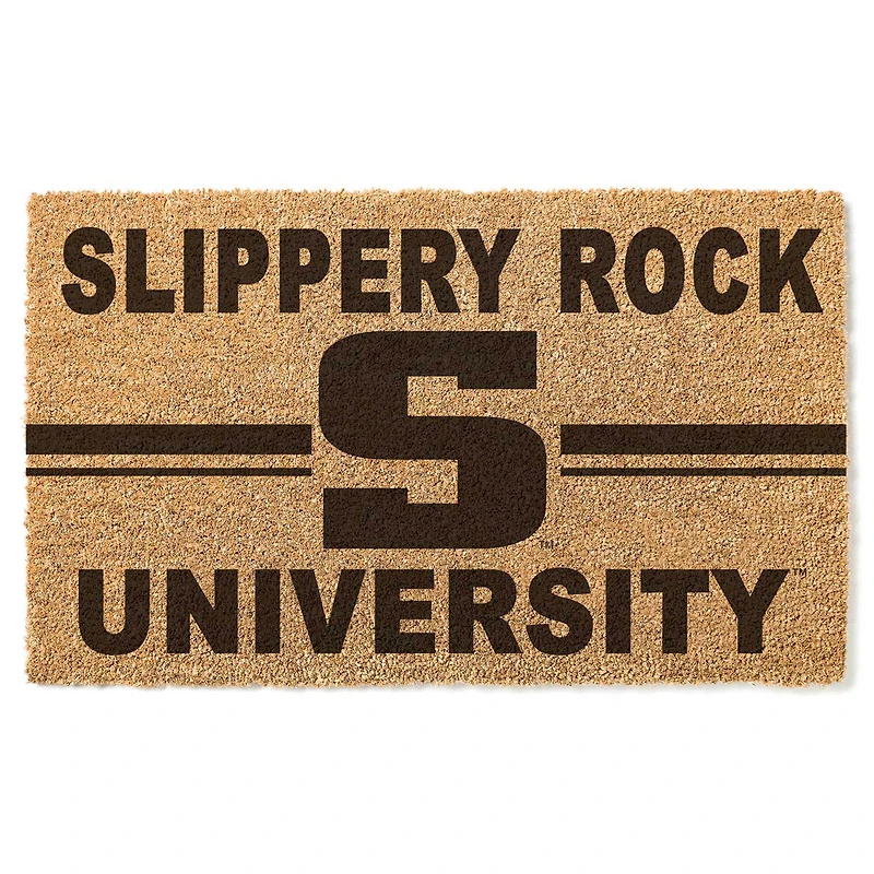 Slippery Rock Pride 18'' x 34'' Team Logo Doormat