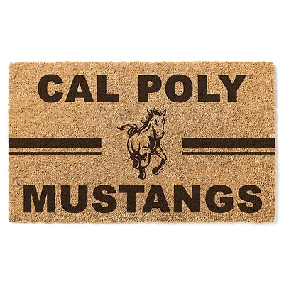 Cal Poly Mustangs 18'' x 34'' Team Logo Doormat