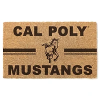 Cal Poly Mustangs 18'' x 34'' Team Logo Doormat