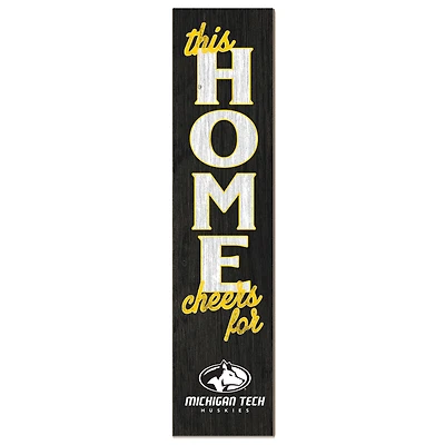 Michigan Tech Huskies 12" x 48" This Home Leaner