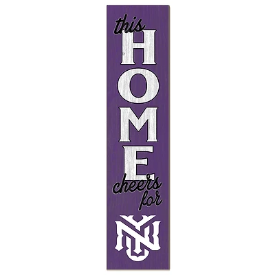 NYU Violets 12" x 48" This Home Leaner