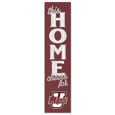 UMass Minutemen 12" x 48" This Home Leaner
