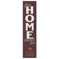 Texas State Bobcats 12" x 48" This Home Leaner