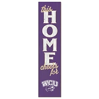 Western Carolina Catamounts 12" x 48" This Home Leaner