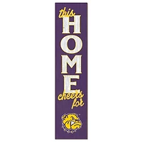 Western Illinois Leathernecks 12" x 48" This Home Leaner