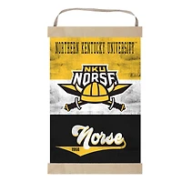 Northern Kentucky University Norse Reversible Retro Logo Banner Sign