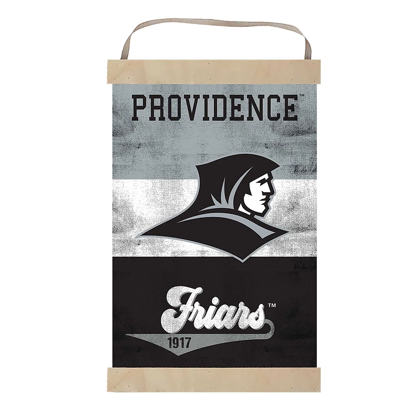 Providence Friars Reversible Retro Logo Banner Sign