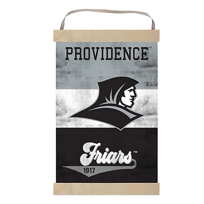 Providence Friars Reversible Retro Logo Banner Sign