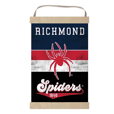 Richmond Spiders Reversible Retro Logo Banner Sign