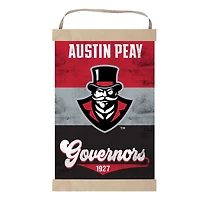Austin Peay State Governors Reversible Retro Logo Banner Sign