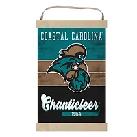 Coastal Carolina Chanticleers Reversible Retro Logo Banner Sign