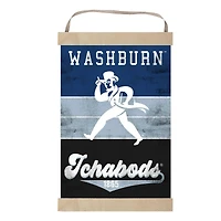 Washburn Ichabods Reversible Retro Logo Banner Sign
