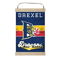 Drexel Dragons Reversible Retro Logo Banner Sign