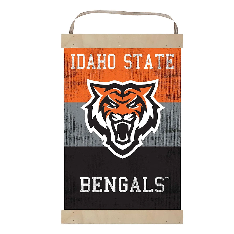 Idaho State Bengals Reversible Retro Logo Banner Sign