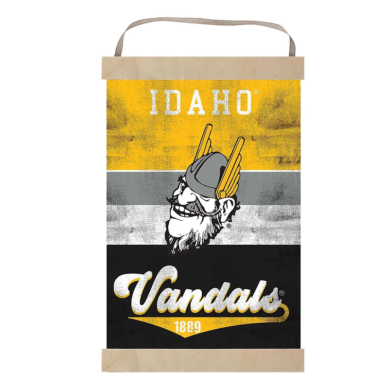 Idaho Vandals Reversible Retro Logo Banner Sign