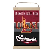 ULM Warhawks Reversible Retro Logo Banner Sign