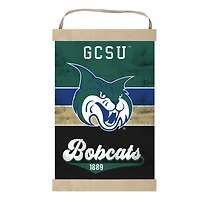 Georgia College Bobcats Reversible Retro Logo Banner Sign