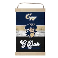 George Washington University Reversible Retro Logo Banner Sign