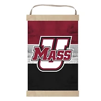 UMass Minutemen Reversible Retro Logo Banner Sign