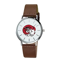 Men's  Brown Winston-Salem State Rams Plexus Leather Watch