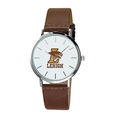 Men's  Brown Lehigh Mountain Hawks Plexus Leather Watch