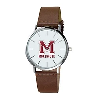 Men's  Brown Morehouse Maroon Tigers Plexus Leather Watch