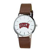 Men's  Brown UNLV Rebels Plexus Leather Watch