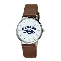 Men's  Brown Nevada Wolf Pack Plexus Leather Watch
