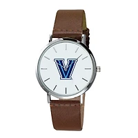 Men's  Brown Villanova Wildcats Plexus Leather Watch
