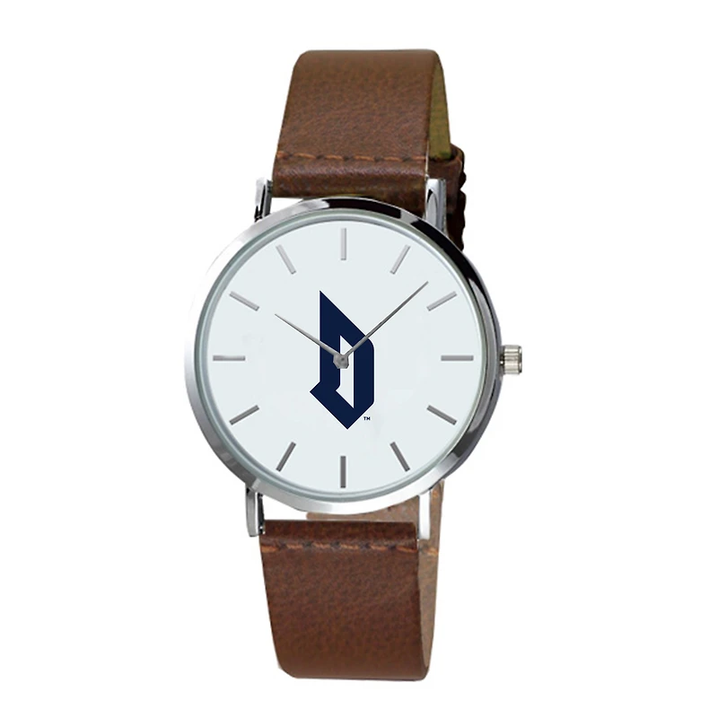 Men's  Brown Duquesne Dukes Plexus Leather Watch