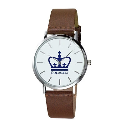 Men's  Brown Columbia University Plexus Leather Watch