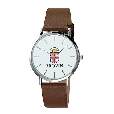 Men's  Brown Brown Bears Plexus Leather Watch