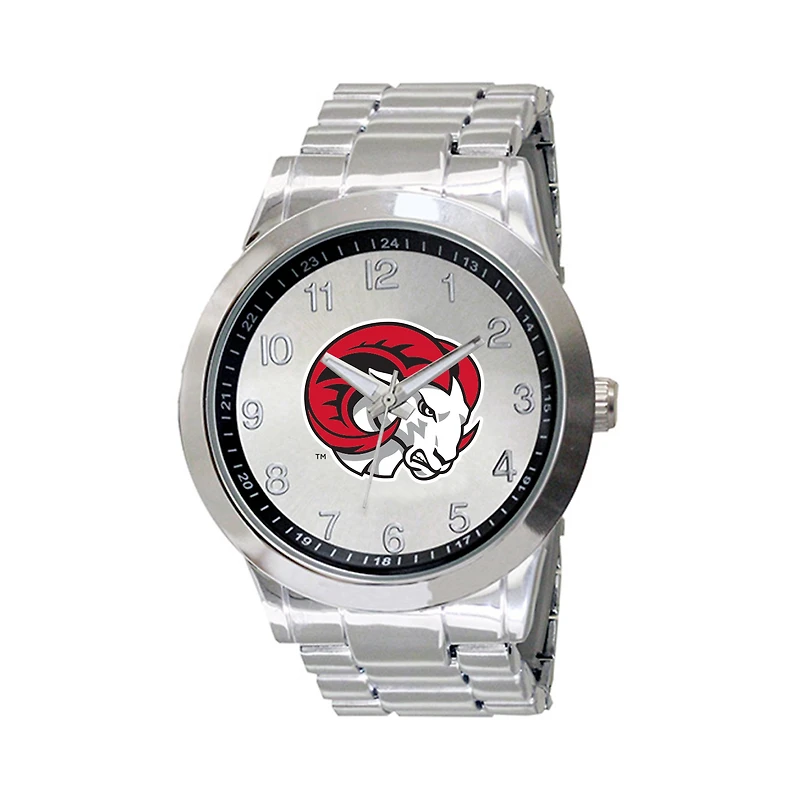 Men's Silver Winston-Salem State Rams Integris Stainless Steel Watch