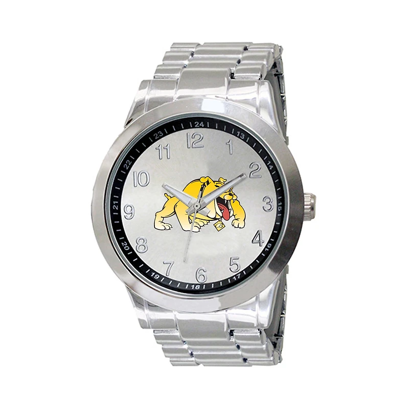 Men's Silver Bowie State Bulldogs Integris Stainless Steel Watch