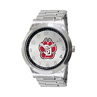 Men's  Silver South Dakota Coyotes Integris Stainless Steel Watch