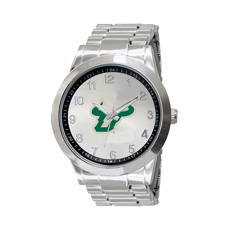 Men's Silver South Florida Bulls Integris Stainless Steel Watch