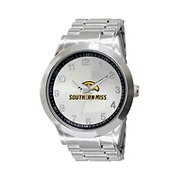 Men's  Silver Southern Miss Golden Eagles Integris Stainless Steel Watch