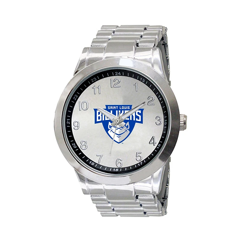 Men's Silver Saint Louis Billikens Integris Stainless Steel Watch