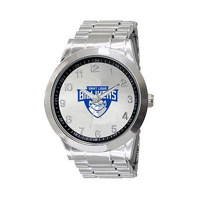 Men's Silver Saint Louis Billikens Integris Stainless Steel Watch
