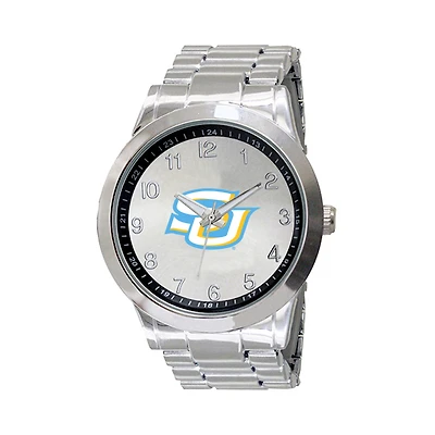 Men's Silver Southern University Jaguars Integris Stainless Steel Watch