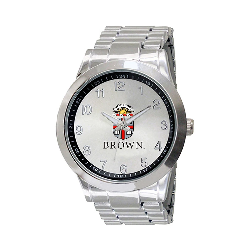 Men's Silver Brown Bears Integris Stainless Steel Watch