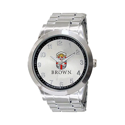 Men's  Silver Brown Bears Integris Stainless Steel Watch