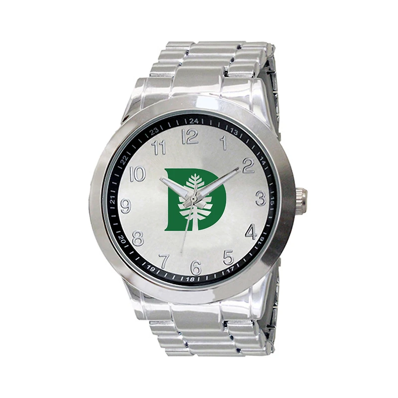 Men's Silver Dartmouth Big Green Integris Stainless Steel Watch