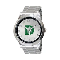 Men's  Silver Dartmouth Big Green Integris Stainless Steel Watch